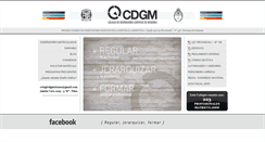 Desktop Screenshot of cdgm.org.ar